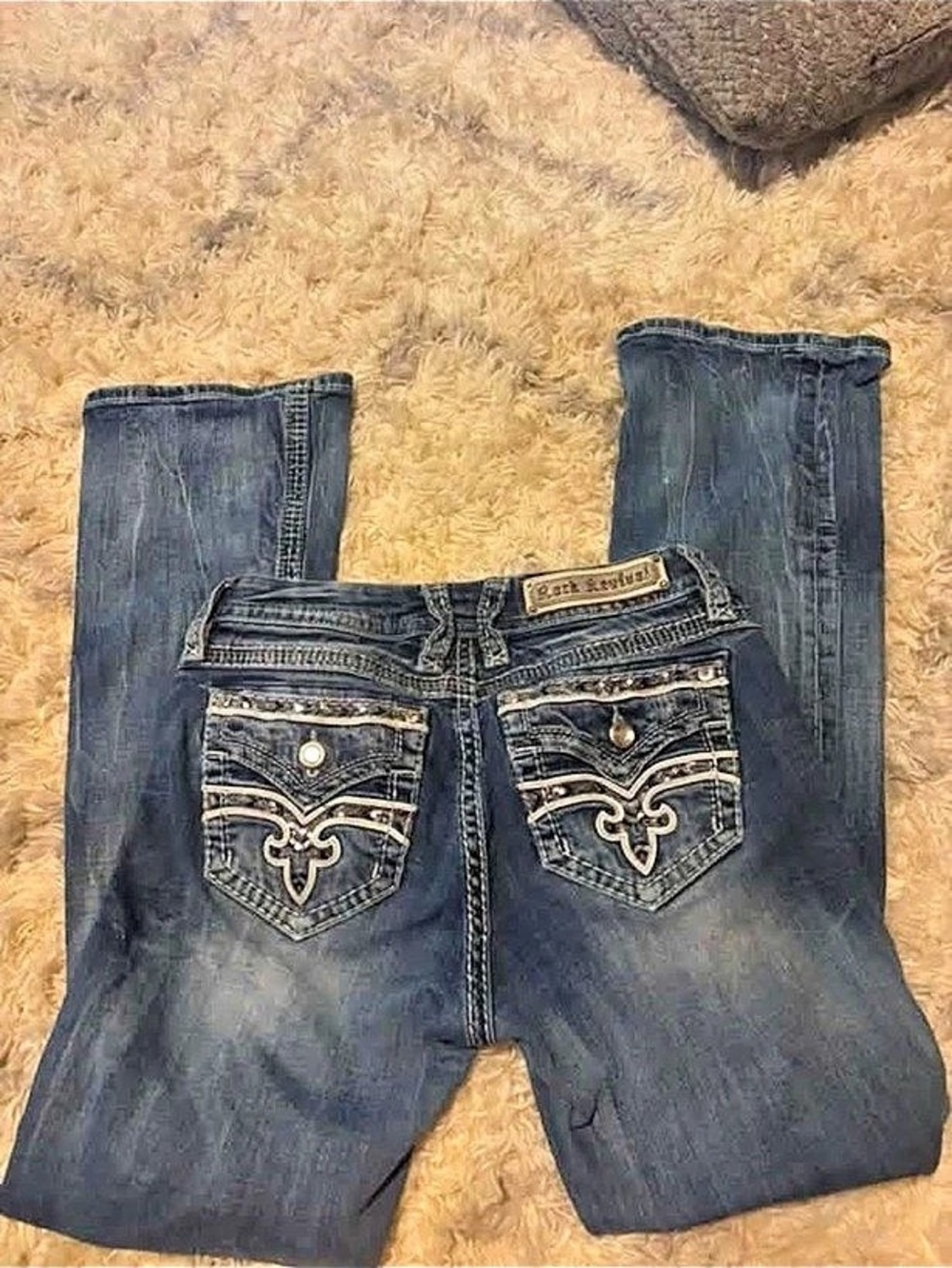 Rock Revival Women's Boot Cut Jeans in Blue